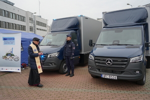 Uroczyste przekazanie pojazdów służbowych