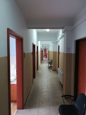 Widok na odmalowane pomieszczenia.