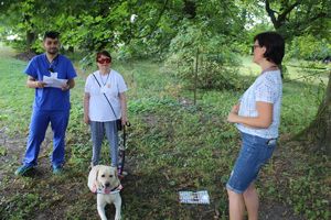 Zoopsycholog edukowała o zwierzętach.