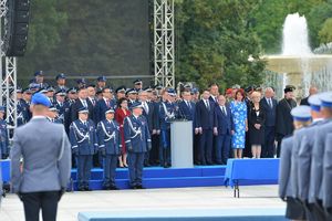 Przedstawiciele władz państwa uczestniczyli w policyjnym świecie.