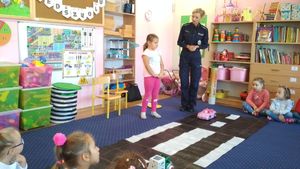 Spotkanie dzieci z policjantami.