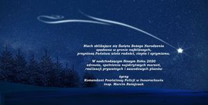Kartka świąteczna z życzeniami