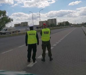 Patrol policjanta z żandarmem