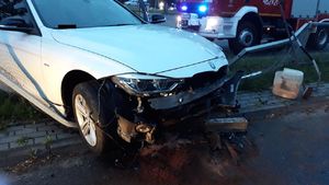 Kierowca jechał zbyt szybko
