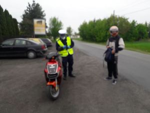 Akcja policjantów WRD na drogach powiatu