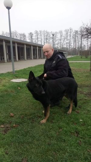 Krzysztof Lamański ze swoim podopiecznym
