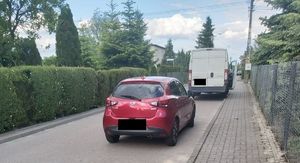 Kierująca mazdą zatrzymana za prędkość