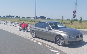 Zatrzymany motocyklista