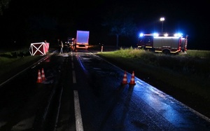 Wypadek na drodze pod Gniewkowem