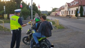 Kontrola kierującego motocyklem