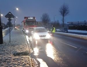 Policjant wrd na działaniach