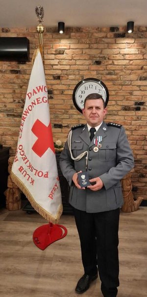 Policjant odznaczony