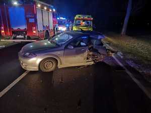 Kolizja pojazdów w Rucewie