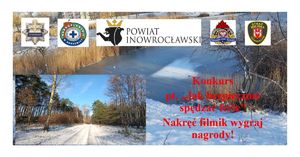Baner promujący konkurs z logami organizatorów