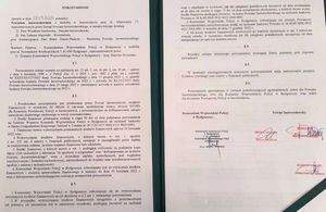 zdjęcie z treścią porozumienia