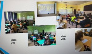 na stronie z prezentacji widok na klasy które edukowały się o mowie nienawiści