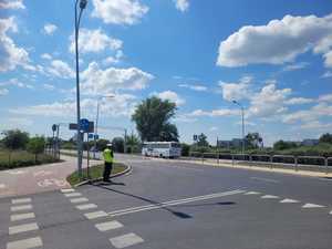 policjant na drodze