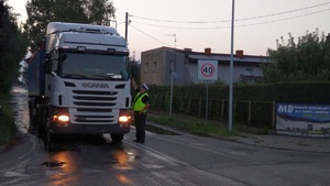 policjanci prowadzą działania