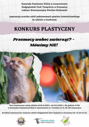 plakat promujący konkurs