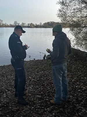 kontrola wędkarza