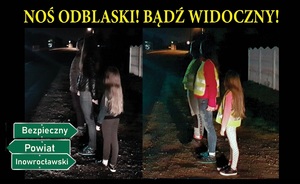 na zdjęciu kilka osób bez kamizelek odblaskowych i w kamizelkach