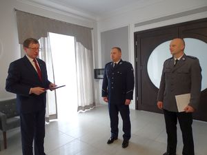 spotkanie w urzędzie miejskim i pożegnanie komendanta Krusazwicy