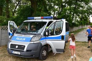 widok na radiowóz