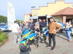 policyjny motocykl