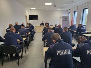 wszystkie zdjęcia prezentują policyjne działania na drogach powiatu