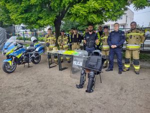wszystkie zdjęcia relacja udziału policjantów w festynie