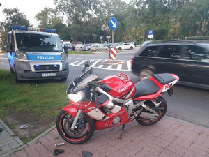 wypadek na ulicy Toruńskiej w Inowrocławiu