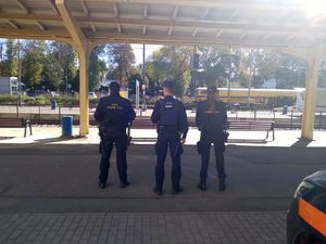 policyjny patrol na pkp
