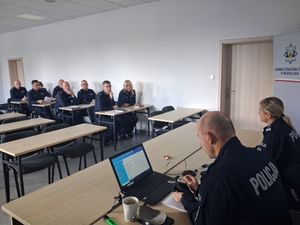 odprawa kadry w komendzie