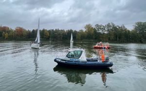 policja i straż rybacka na wodach