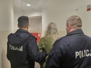 wszystkie zdjęcia dotyczą zatrzymanie podejrzanego