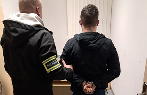 zatrzymany mężczyzna