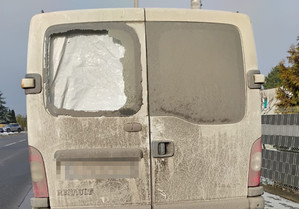 zatrzymany pojazd do kontroli