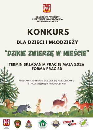 Plakat z nazwą konkursu